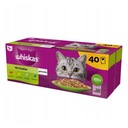 WHISKAS VLHKÉ KRMIVO PRE MAČKY ZMES PRÍCHUTI V VRECKÁCH RELÉ 40x85g