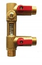 Rotameter Regulátor prietoku AKE AV23-15T Pre teplú úžitkovú vodu