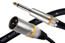 ROCKCABLE XLR kábel samec - Jack 6,3 5m