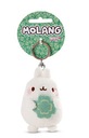 Maskot kľúčenky Nici 48870 Molang s ďatelinou 8cm