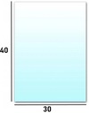 Doska na krájanie TVRDENÉHO SKLA VEĽKÁ 40x30