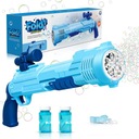 BUBBLE GUN Generátor Bazuka STROJNÝ GENERÁTOR + 2 fľaše tekutiny