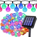 Solárne svietidlá Garland BALLS ČISTÁ FARBA balkón záhrada OUTDOOR 30 LED