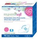 SET 5 x Masmi 100% BIO, ECO SOFT hygienických vložiek na noc, 10 ks.