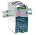 Napájanie DIN 24V DC 10A 240W MEAN WELL SDR-240-24