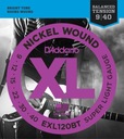 D'Addario EXL120BT elektrické struny 9-40