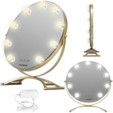 Gold Makeup Mirror LED osvetlenie zrkadlo