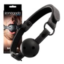 RENEGADE BONDAGE BALL GAG ČIERNY Vinylový gag