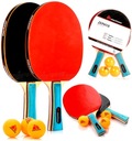 PINGPONG PADLETS LOPTIČKY TENISOVÝ SET STOLNÝ TENIS