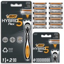 BIC HYBRID 5 FLEX HOLIACI holiaci strojček + 10 NÁPLŇOV SADA 1+2+8