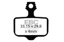 EBC bloky na bicykel (organické) Avid Elixir CFA47