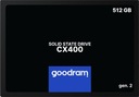 SSD 512 GB 2,5 GOODRAM CX400 Gen. 2 SATA 3 FAST 550/500 MB/s LAPTOP PC