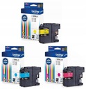 3x BROTHER INK COLORS LC525XL DCP-J100 DCP-J105