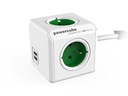 allocacoc PowerCube Extended USB predlžovací kábel 2402GN/FREUPC 1,5m farebný