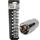 SADA TORX NÁSTROJOVÝCH KĽÚČOV 9 PRVKOV 1/2' E10-E24 RICHMANN C4009