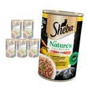 SHEBA NATURE'S COLLECTION 6x400g MOKRÉ KRMIVO PRE MAČKY HYDINU S PEČEŇOU V Omáčke