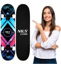 FAREBNÝ MLÁDEŽ ČIERNY SKATEBOARD NILS