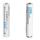 2x AAAA batéria 1,2V NiMH 400 mAh LR61 25A LR8D4 LR8 E96 LR8