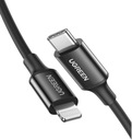 USB-C Lightning kábel pre iPhone 36W 2m čierny MFI