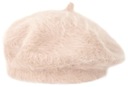 Crazy angora BERET Noblesný nadýchaný cz22304-2