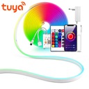 Set Neon RGB LED pásik 5m + hudobný ovládač TUYA WiFi + zdroj