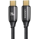 USAMS U82 pletený kábel USB-C na USB-C 1,2 m 240 W PD 3.1 rýchle nabíjanie