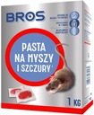 Bros PASTE 1kg pre myši a potkany EFEKTÍVNE