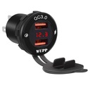 QC3.0 Dual USB Socket Splitter Autonabíjačka