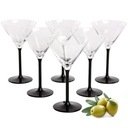 MARTINI OKULIARE SET ČIERNY STOJAN 6x 260ml