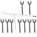 vidličky 120 vidličiek palice s oporou ohnisko 10 ks