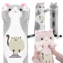 Teddy Bear maskot Long Cat Grey CAT BALLS Vzor