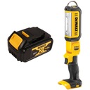 Nabíjacia LED baterka 18V 300/1000lm DeWALT DCL050 + 1x4Ah DCB182