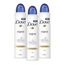 Dove Original Antiperspirant v spreji 3 x 250 ml