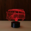 3D NOČNÁ LAMPA VOLKSWAGEN UHORKOVÝ DARČEK NA DIAĽKOVÉ OVLÁDANIE