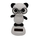 Roztomilé okuliare Panda Solar Power Swinging Doll wn