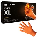 MERCATOR GOGRIP GARDENING rukavice oranžové ORANŽOVÉ 50 ks, veľkosť XL