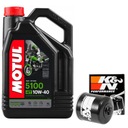 Olej Motul 5100 10W40 4l + filter K&N KN303