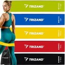 SET TRIZAND 5 ks FITNESS - ODPOROVÉ PÁSY - CE