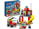 LEGO City Hasičská stanica a hasičské auto 60375