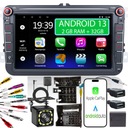 RÁDIO ANDROID 2DIN 2+32 GB 8 palcový VW PASSAT B6 B7 GOLF 5 V 6 VI ŠKODA SEAT