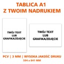 PVC DOSKA veľkosti A1 - VAŠA TLAČ! | KVALITA!