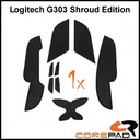 Grip Corepad Logitech G303 Shroud Black