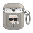 Trblietavé silikónové puzdro na AirPods 2 Karl Lagerfeld