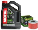 SADA OLEJA MOTUL 5100 10W40 4L HF112 HONDA FX650 VIGOR 99-02 SLR650