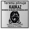 Pozorný pes znamenie - Kaukaz