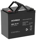 BATÉRIA AGM VRLA BEZÚDRŽBOVÁ BATÉRIA UPS ACUMAX AML 12 V 55 Ah AML55-12