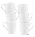 LIKE MARAKÉŠ BIELY 6x HRNČEK 350 ML PORCELÁN