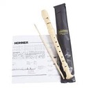 Hohner 9318 Nemecká renesančná zobcová flauta + čistiaca tyč, puzdro a tabuľka úchopu