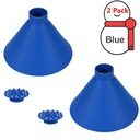 Blue Style 2 Packs Okrúhle čelné sklo