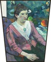 Obrazovka Žena na pozadí zátišia (...) Gauguin